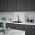 House Beautiful Calacatta Marble Self Adhesive Glass Kitchen Splashback 600mm x 750mm