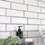 Brick Metro XL White Gloss Wall Tiles